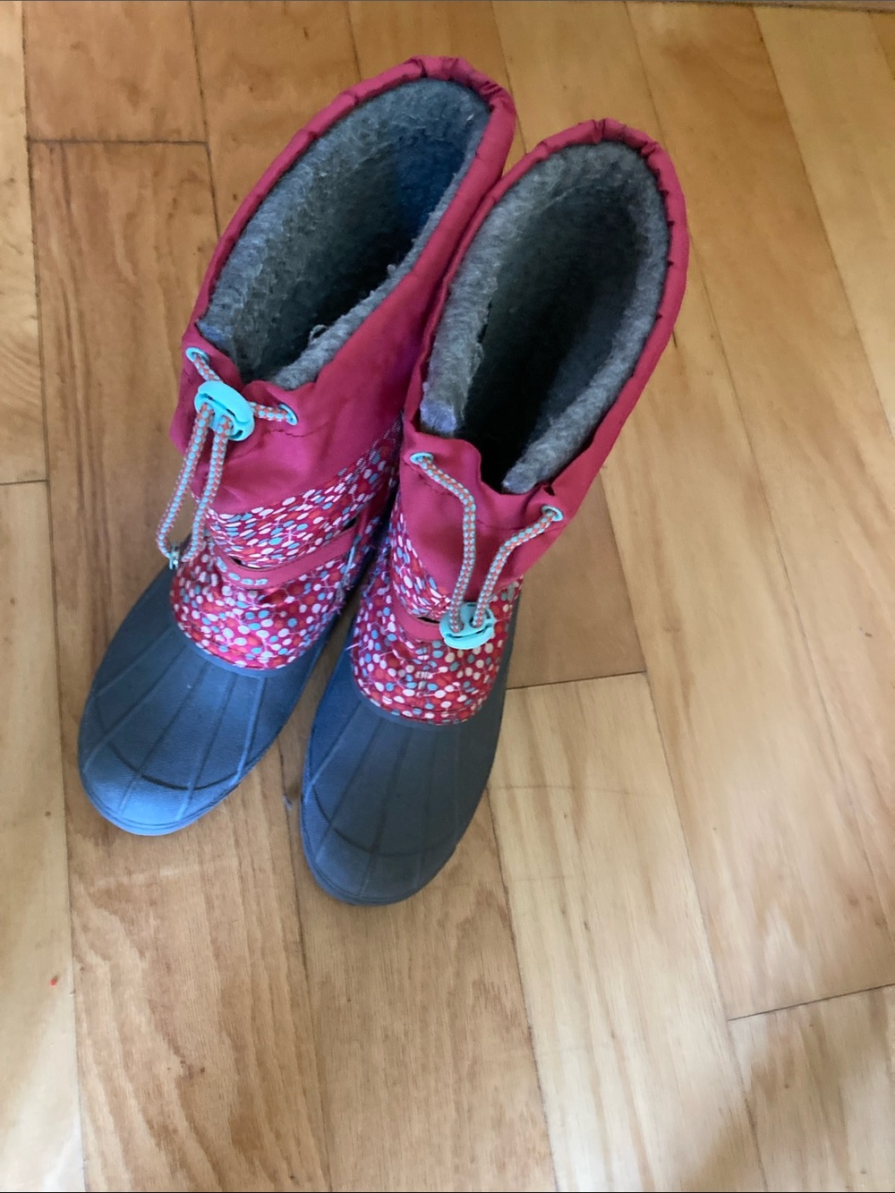 L.L. Bean Kids snow boots big girl size 6 - Picture 4 of 7